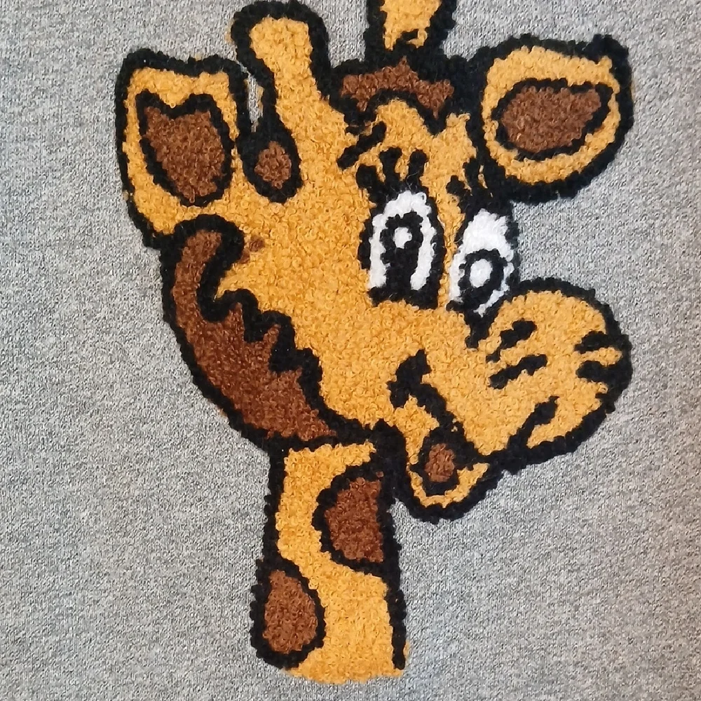 Bonobos Gray Sweatshirt with Giraffe Design - Picture 2 of 4